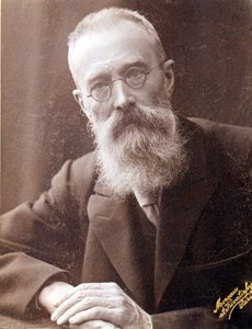 Portret van Nikolai Rimski-Korsakov door Unknown photographer