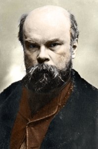 Portret van Paul Verlaine (1844-1896), Franse dichter