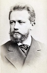 Portret van Piotr of Petr Ilyich Tchaikovsky