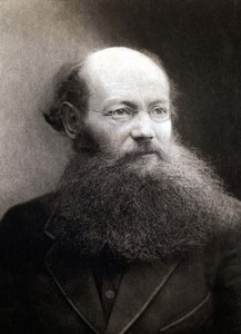 Portret van Prins Peter Aleksejevitsj Kropotkin (1842-1921), Russische revolutionair en anarchist. door Unknown photographer