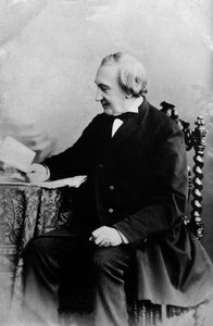 Portret van Robert Franz (zwart-wit foto)