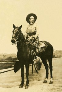 Portret van William Frederic Cody (1846-1917), bekend als Buffalo Bill door Unknown photographer