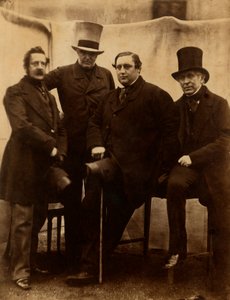 Portret van enkele leden van de Pepoli-familie (Italiaanse Carbonari-ballingen in Londen) door Unknown photographer