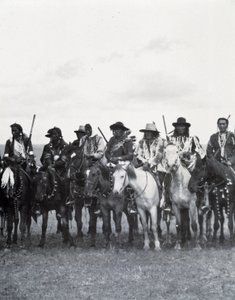 Prairie-indianen, Canada, eind 19e eeuw door Unknown photographer