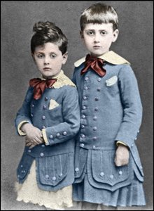 Robert en Marcel Proust als kinderen in 1877