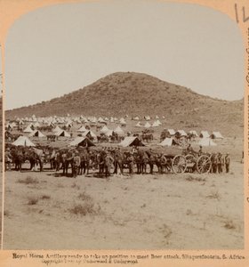 Royal Horse Artillery, Slingersfontein, Boerenoorlog, ca. 1899