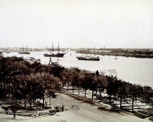 Saigon rivier, Vietnam door Unknown photographer