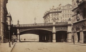 Het Holborn Viaduct, Londen door Unknown photographer
