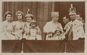 De kroning van koning George VI door Unknown photographer