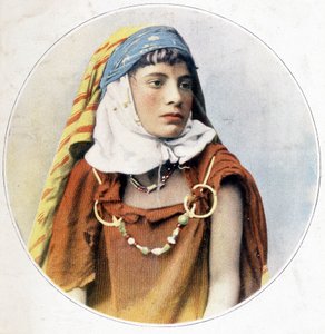 Tunesische vrouw. 1898 door Unknown photographer