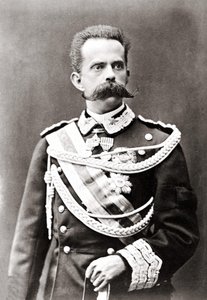 Umberto 1e koning van Italië (Humbert I) door Unknown photographer