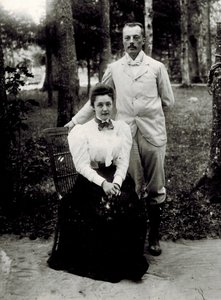 Vladimir Dmitrievich Nabokov (1870-1922) en Elena Ivanovna Rukavishnikova (1876-1939)
