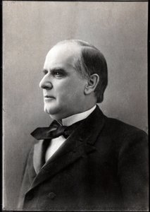WILLIAM McKinley (1843-1901), 25e president van de Verenigde Staten - Portret van William Mac Kinley (Mac-Kinley of McKinley) door Unknown photographer