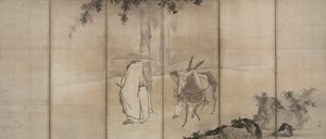 Su Shi So Shoku en Pan Lang Han Ro, begin 1600 door Unkoku Tōgan