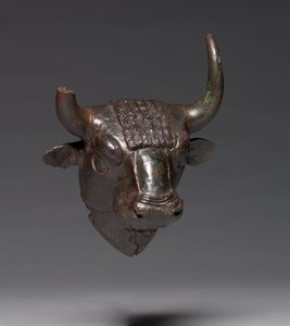 Stierenkop bevestiging, ca. 700-600 v.Chr.