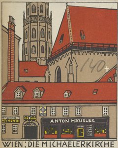 Wenen: Sint-Michielskerk (1908) door Urban Janke