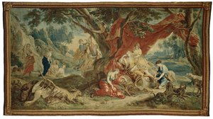 Rustende Diana, uit de triomfen van de goden