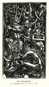 Satyrfamilie door Urs  Graf