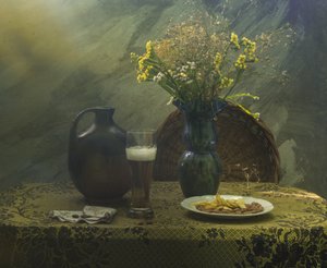 Stilleven tijdens het gouden uur door UstinaGreen