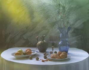 Rustiek fruitstilleven