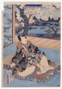 Een Edo-vergelijking van Murasaki