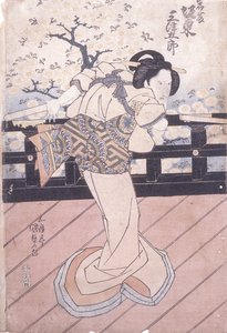 Bando Mitsugoro als Iwafuji door Utagawa (1786 1865) Kunisada