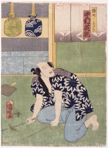 Nakumura Shikan IV in de rol van Sarumawashi Yojirō