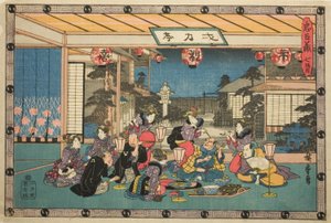 Act 7 (Shichidanme), uit de serie "De Wraak van de Loyale Retainers (Chushingura)"