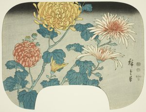 Chrysanten door Utagawa Hiroshige