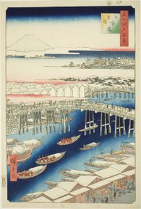 Helder Weer na Sneeuw bij Nihon Brug (Nihonbashi yukibare), uit de serie 