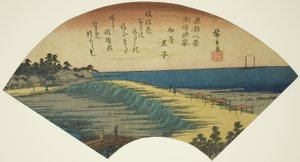 Opklaring bij Susaki (Susaki seiran), uit de serie "Acht Zichten van de Oostelijke Hoofdstad (Toto hakkei)" door Utagawa Hiroshige
