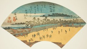 Avondklokken in Ueno (Ueno bansho), uit de serie "Acht uitzichten van de oostelijke hoofdstad (Toto hakkei)"