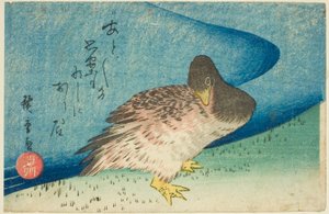Gans aan de Rivieroever door Utagawa Hiroshige
