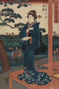 Iris Tuin in Horikiri, april 1852