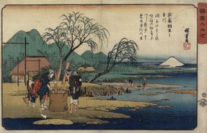 Juweelrivier van Cho_fu in de provincie Musashi, 1835-1837