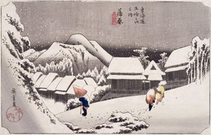 Kambara, uit Drieënvijftig Stations op de Tokaido-snelweg, ca. 1834