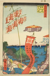 Kanasugi-brug bij Shibaura, uit de serie 