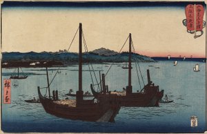 Kisarazu in de Provincie Kazusa, juli 1858