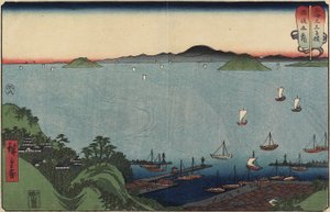 Marugame in de provincie Sanuki, augustus 1858