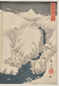 Berg en Rivier op de Kiso Weg