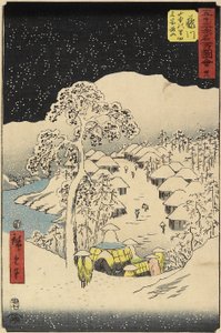 Nr.38 Yamanaka Village in Fujikawa, juli 1855