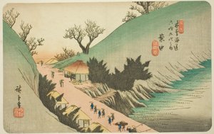 Nr. 16: Annaka, uit de serie "Negenenzestig Stations van de Kisokaido"