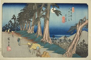 Nr. 26: Mochizuki, uit de serie Zestig-negen stations van de Kisokaido (Kisokaido rokujukyu tsugi no uchi)