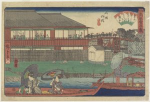 O_noshi bij Yanagibashi in Ryo_goku, c. 1835-1842