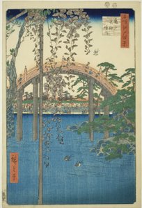 Gebied van het Kameido Tenjin-heiligdom, uit de serie 
