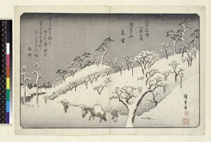 Riches Bequest 1913 Avondsneeuw op Asuka Hill, Asukayama