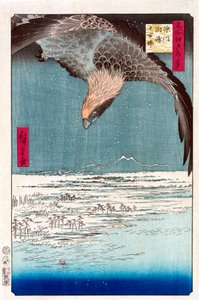 Susaki en de Jumantsubo-vlakte bij Fukagawa, 1856-1858 door Utagawa Hiroshige