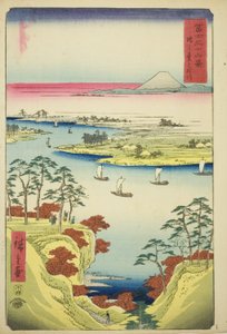 De Tone Rivier bij Konodai (Konodai Tonegawa), uit de serie 