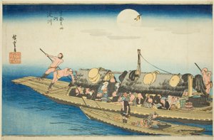 Yodo-rivier (Yodogawa), uit de serie 