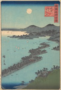 Tango Amano Hashidate, 1859-61 door Utagawa Hiroshige II